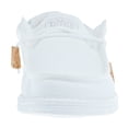 thumbnail image 5 of Hey Dude Mens Wally White Break Stitch Casual Shoe, 5 of 5
