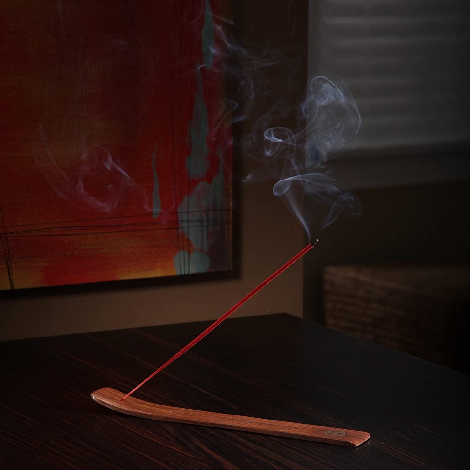 Hosley Incense Stick Gift Set with Incense Sticks & Incense Stick Holder, Red, 280 Count