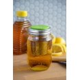 thumbnail image 3 of Tea Infuser Lid for Regular Mouth Mason Jars, Green, 3 of 7