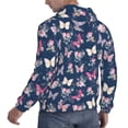 thumbnail image 3 of Hoodies for Men - flower butterfly_A Long Sleeve Comfrt Men'S Fashion Hoodies & Sweatshirts, Sweatshirts for Men Hoodies Pullover Clothing Clothes with Pouch, 3 of 7