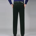 thumbnail image 4 of cllios Men's Corduroy Pant Big and Tall Straight Fit Flat-Front Casual Chino Pants Men's Stain Shield Stretch Slim Fit Flat Front Dress Pant Trousers, 4 of 6