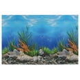 thumbnail image 1 of Unique Bargains Aquarium Background Poster Double-sided Fish Tank Background Decorative Paper Sticker 48.03"x31.50", 1 of 7