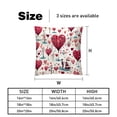thumbnail image 5 of LOVE Elegant Velvet Throw Pillow Covers Set with Unique Patterns - 16x16", 18x18", 20x20" - Pack of 2 for Chair Pillow Covers and Various Occasions, 5 of 6