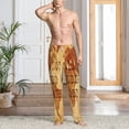 thumbnail image 6 of Lsque Not All Those Who Wander Are Lost2 Print Men's Pajama Pants, Lounge Pant - Comfortable Home Wear,Elastic Waistband, Stylish Design-Small, 6 of 9