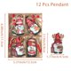 thumbnail image 3 of Wooden Christmas Pendant Merry Christmas Decor for Home 2024 Navidad Ornaments Christmas Tree Decor Xmas Gifts New Year 2025, 3 of 5