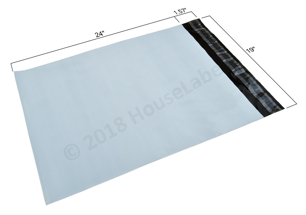 2000 Pack White Poly Mailers – 19x24 Inch Plastic Shipping Bags (ValueMailers)