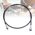 thumbnail image 1 of Speedometer Cable, Black Plastic Shell Steel Cable 7/8in 5/8in Connector 68 Inches Thread On Speedometer Cable  for Turbo Hydro Transmission, 1 of 7