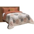 thumbnail image 1 of Edredón Ligero King Size Elefantito Rietti color Beige  Doble Vista Geométrico, 1 of 7