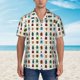 thumbnail image 2 of Balery Cartoon Insects Camisas hawaianas de manga corta para hombre, camisas playeras de corte holgado, camisas de vacaciones con botones,X-Large, 2 of 7