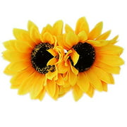 Cafurty 2 Pack Sunflowers Hair clips