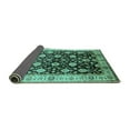 thumbnail image 2 of Ahgly Company Indoor Rectangle Oriental Turquoise Blue Traditional Area Rugs, 2' x 3', 2 of 4