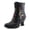 NAVY MULTI, variant on Spring Step L'Artiste Bewitch-Prit Boots | Elegant Hand-Painted Leather Ankle Booties