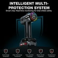 thumbnail image 2 of AVAPOW T12 Portable Tire Inflator, 160 PSI Cordless Dual Power Air Compressor with Rechargeable Battery, Digital Gauge and 12V Car Adapter, 2 of 9