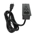 thumbnail image 1 of Conference Recessed Power Strip, 4.96 X 1.85 X 1.69in Flush Mount Power Strip Table Socket Furniture Outlet PD 20W Fast Charging 2 USB Ports 1.5m Cord US Plug 125V, 1 of 7