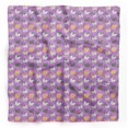 thumbnail image 1 of Bimba Purple Pomeranian Dog Pure Silk Printed Head Bandanas Summer Neck Wrap Scarf 40 x 40 Inches, 1 of 6