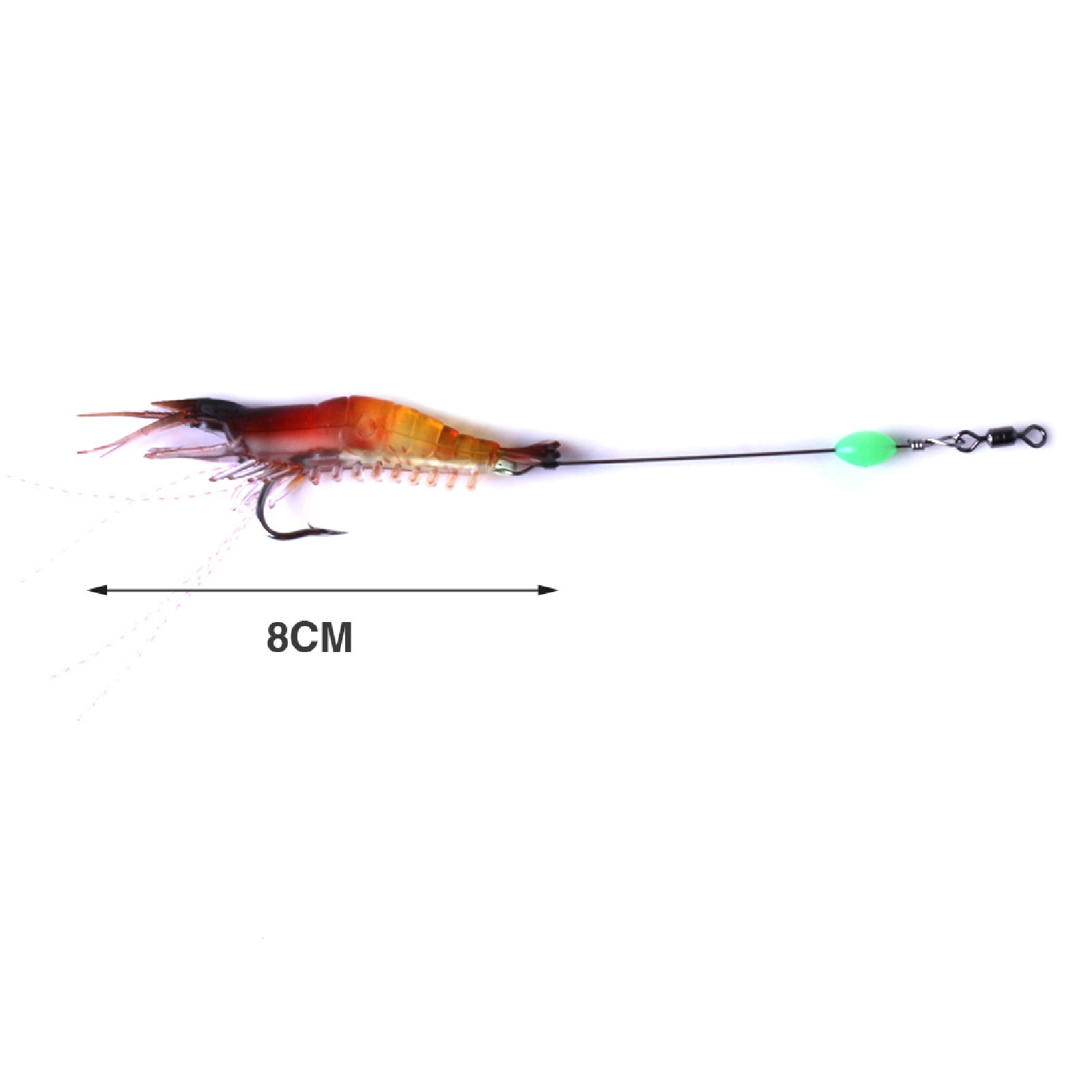 15 PCStrout jigs Artificial Shrimp fishing bait /Set Lifelike