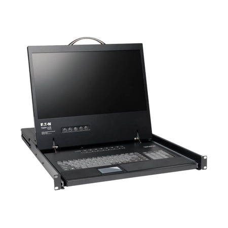 Tripp Lite by Eaton NetController 16-Port 1U Rack-Mount Console KVM Switch with 19-in. LCD - 16 Computer(s) - 19" Active Matrix TFT LCD - 16 x HD-15 Keyboard/Mouse/Video