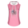 thumbnail image 4 of 2024 Summer Women's Sleeveless Hoodies Lightweight Oversized Hooded Sweatshirt for Women Tank Tops T-Shirt Gradient, 4 of 4