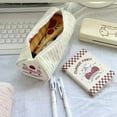 thumbnail image 4 of Strawberry Pencil Case Large Capacity - Kawaii Cosmetic & Stationery Organizer with Zipper, 4 of 4