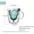 thumbnail image 3 of Bonitas tazas navideñas, tazas de café, tazas de té, vasos de leche, vasos con aislamiento de doble pared, tazas de espresso, la mejor Navidad para mujeres, hombres, niños, oficina y uso personal, 3 of 8