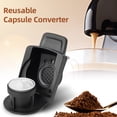 thumbnail image 4 of Tignapoo Universal Reusable Coffee Capsule Adapter for Dolce Gusto to Nespresso Machines, Includes Spoon & Cleaning Brush, Durable PP & Stainless Steel, Type-A/B/C Options, Eco-Friendly Design, 4 of 6