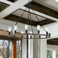 Vanity Art 12 Lights Wagon Wheel Chandelier Lighting Farmhouse Candle