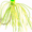 Green, variant on Promo Spinnerbait Lure 1/4 oz Colorado Black Chartreuse