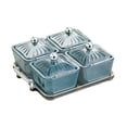 thumbnail image 3 of Bandeja para frutos secos con tapa, caja nórdica para almacenar alimentos, plato para frutos secos de boda 4 faja, 3 of 9