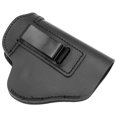 thumbnail image 1 of Bolsa de transporte con banda para la cintura, portátil, de cuero, ligera, para caminar, viajar, andar en bicicleta, color negro, 1 of 10