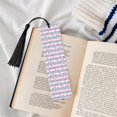 thumbnail image 4 of Kdxio Flamingo1 Print Metal Tassel Bookmarks,Perfect Gift for Art Lovers and Bookworms Metal Bookmarks for Women, 4 of 8