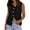 Black, variant on Womens Sweater Vest Spring Tops Cute Summer Sleeveless Cardigan Casual Knit Button Up Tank Tops