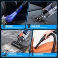 thumbnail image 5 of Cordless Handheld Vacuum Cleaner, 26000Pa Powerful Suction, 4-in-1 Multi-Function (Vacuum/Blow/Inflate/Deflate), One-Touch Dust Empty, HD Display, LED Light, for Car, Home, Office, 5 of 7