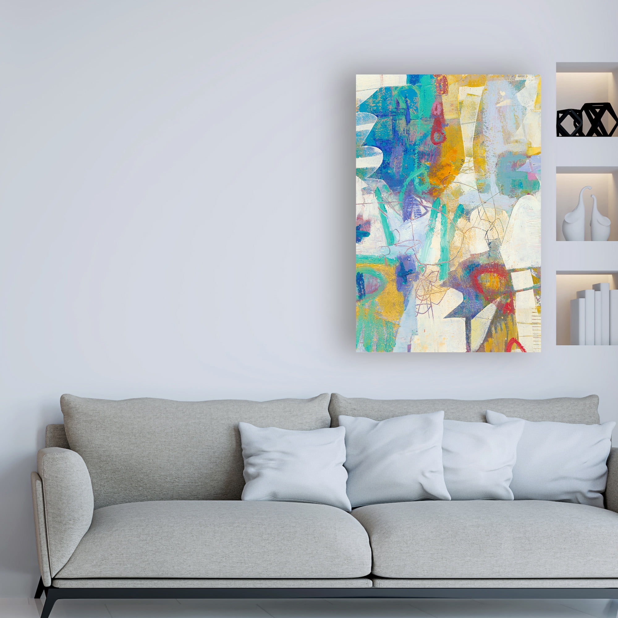 Trademark Fine Art 'Pascal I' Canvas Art by Sue Jachimiec