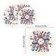 thumbnail image 3 of CaiYueKe Independence Day Placemats Set of 4, 14x14 inch Round Printed Non Slip Placemats, Patriotic Red White Blue Stars Table Mats, Washable Heat Resistant Kitchen Dining Decor, 3 of 8