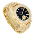 thumbnail image 2 of Charles Raymond Bigger is Better Oversized Diamonds or Baguette Diamonds for Iced Out The Luxurious King. Your Style!! Your Choice!! - Blinged Out Oblong Metal Mens Watch, 2 of 3