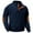 Dark Blue, variant on SNOWSONG Quarter Zip Pullover Men, Golf Pullover Men's Long Sleeve Corduroy Hoodless Sweatshirt Top with Pocket, Sweatshirts for Men Mens Pullover Beige 2XL