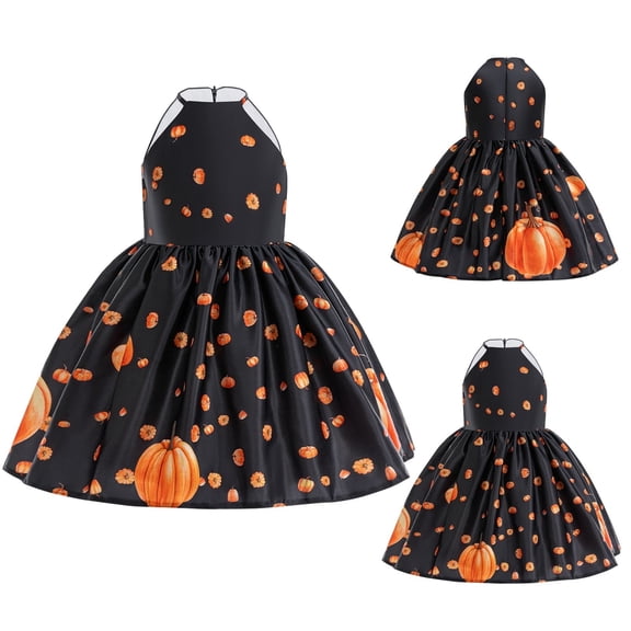 Cute Retro Witch Costume Dress for Teens Halloween Fancy Dress Party Cosplay Outfit Black 100