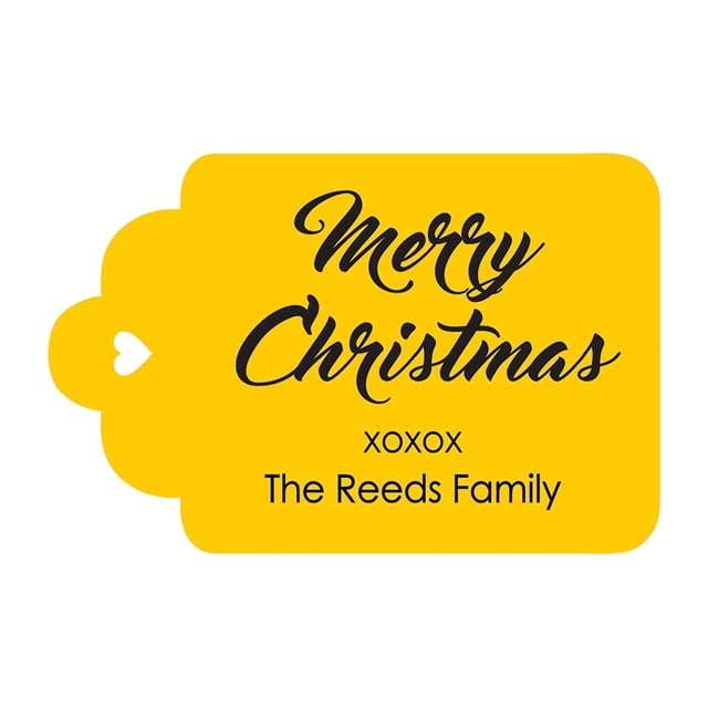 100 PCS Custom Made Hang Paper Tags Personalized Celebrating Merry Christmas Gift Tags