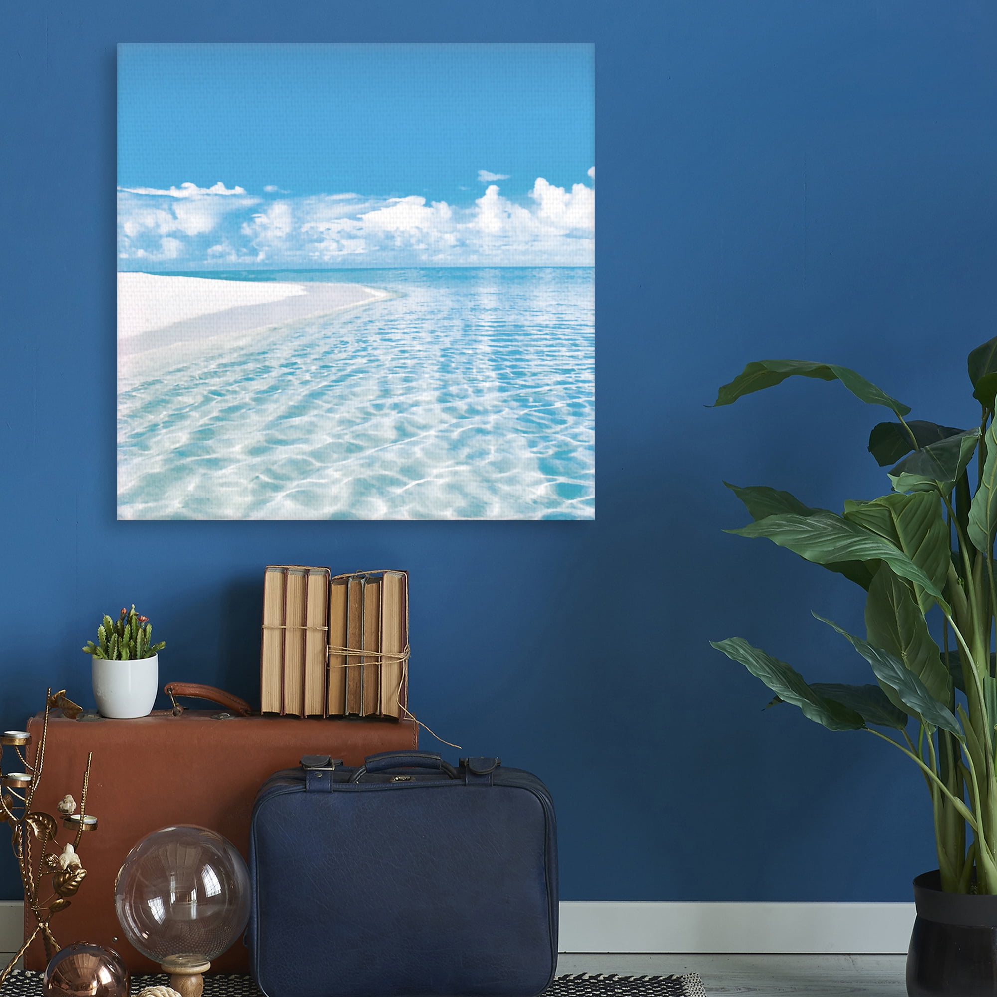 Azure Tides by Adam Brock Canvas Art Print