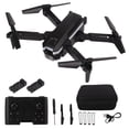 thumbnail image 1 of Mini dron XT8 para fotografía aérea, RC FPV, 4K, cámara dual, luz multicolor, avión de juguete, negro, batería dual, 1 of 14