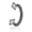 Black, variant on Stainless Steel 8mm Horseshoe 16G Lip Nose Ring Set Body Piercing Cartilage Helix Tragus Earrings for Women Men