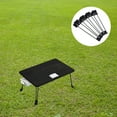 thumbnail image 2 of KAKOWELY end table legs 4PCS Metal End Table Legs Hairpin Bench Legs Table Leg Support Replacement Coffee Table Leg for DIY Furniture Projects Modern Home Decor, 2 of 4