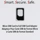 Sadapter Micro SIM to Full SIM Card Adaptateur (999507-SMCA) - Gris - - - - - - - - - - - - - - - - - - - - - - - - - - - - - - - - - - - - - - - - - - - - - - - - - - - - - - - - - - - - - - - - - - - - - - - - - - – image 2 sur 3