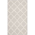 thumbnail image 2 of Safavieh Dhurries Brad Geometric Area Rug, Gray/Ivory, 4' x 6', 2 of 8