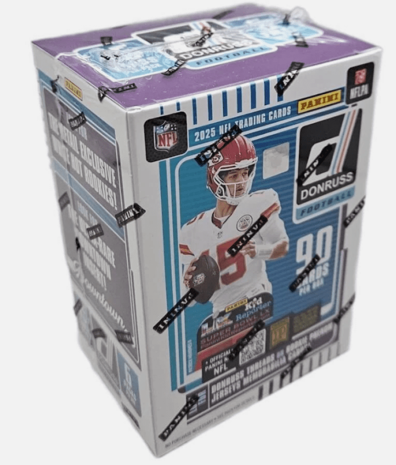 2025 Panini Donruss Football Factory Sealed Blaster Box 90 Cards