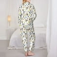 thumbnail image 3 of Bingfone Womens Pajama Sets Labrador Retriever Dog Print,Long Sleeve Loungewear Pajamas Set-Large, 3 of 8