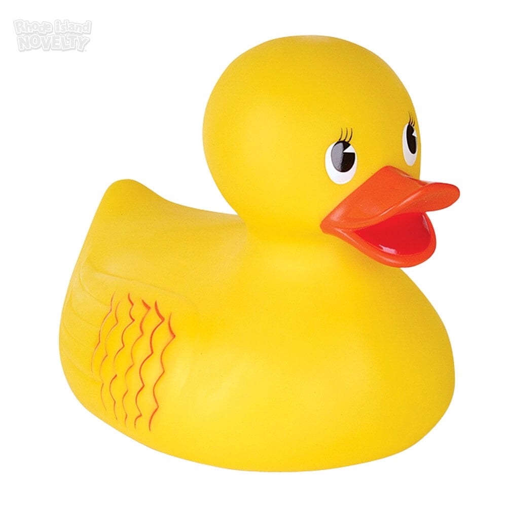 Rhode Island Novelty 10.5 Inch Jumbo Classic Rubber Duck, Giant Yellow Duck for Decor & Party Fun