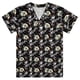 thumbnail image 1 of Camiseta de manga corta con estampado elástico, temática navideña, verano, para médicos, enfermeras, spa, salón de belleza, tienda de mascotas, ropa de lavado, 1 of 5