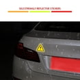 thumbnail image 4 of Universal Reflective Stickers Car Bodywork Decorative Paster Diamond Grade Motorcycle Triangle Warning Label DIY Reflective Warning Sticker, 4 of 7