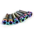 thumbnail image 2 of Tornillo Titanio 6pcs Tornillos De AleacióN De Titanio M5 X 18 Mm con Arandelas para MTB Bicycle Stem(Colorido) Unbranded TJ00403-02, 2 of 3